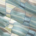 EUROFIRANY NOVA Komplet pościeli z wysokogatunkowej satyny bawełnianej LUNITA z optycznym wzorem - 220 x 200 cm - wielokolorowy 5