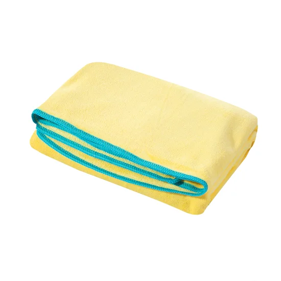 Ręcznik IGA szybkoschnący z mikrofibry - 80 x 160 cm - żółty
