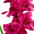 MIECZYK  kwiat sztuczny dekoracyjny z płatkami z jedwabistej tkaniny - 93 cm - amarantowy 2