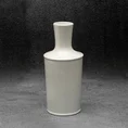 Wazon ceramiczny  SIMONA z perłowym połyskiem - ∅ 12 x 27 cm - perłowy 1
