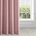 Zasłona ADELAIDE z miękkiej tkaniny o zamszowym chwycie z drobnym strukturalnym wzorem - 140 x 250 cm - różowy 1