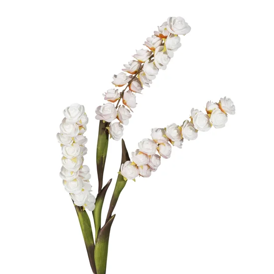 RÓŻYCZKI gałązka, kwiat sztuczny dekoracyjny z pianki foamiran - ∅ 3 x 95 cm - jasnoróżowy