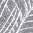 Koc AKRYL 14 miękki i jedwabisty w dotyku koc z motywem liści palmowych - 220 x 240 cm - biały 5