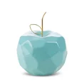 Figurka ceramiczna APEL - jabłko o geometrycznych kształtach - 13 x 13 x 10 cm - niebieski 3