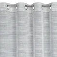 Firana ARIA w poprzeczne prążki z efektem deszczyku, półprzezroczysta - 140 x 250 cm - szary 5