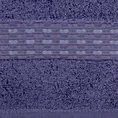 Ręcznik RIVA chłonny i wytrzymały z przeplataną bordiurą - 50 x 90 cm - fioletowy 2