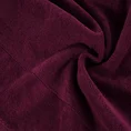 EUROFIRANY CLASSIC Ręcznik LUCY z miękką welurową bordiurą - 50 x 90 cm - amarantowy 5