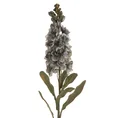 OSTRÓŻKA sztuczny kwiat dekoracyjny z płatkami z jedwabistej tkaniny - 80 cm - popielaty 1