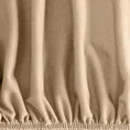 ELLA LINE Prześcieradło ADELA z gładkiej bawełny jersey z gumką, gramatura 140 g/m2 - 90 x 200 x 25 cm - beżowy 4