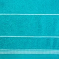 Ręcznik z bordiurą w formie sznurka - 50 x 90 cm - turkusowy 2