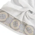ELLA LINE Ręcznik LELA w kolorze beżowym, z ozdobną żakardową bordiurą - 70 x 140 cm - beżowy 5