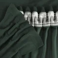 Zasłona DORA z gładkiej i miękkiej w dotyku tkaniny o welurowej strukturze - 200 x 280 cm - ciemnozielony 9