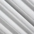 Tkanina firanowa z etaminy z błyszczącym nadrukiem - 300 cm - biały 5