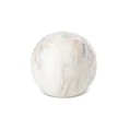 Kula ceramiczna ASLI z efektem przecieranego drzewa - ∅ 9 x 9 cm - biały 2