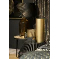 LIMITED COLLECTION Lampa stołowa VICTORIA 2 z podstawą łączącą szkło i metal oraz welwetowym abażurem SIŁA ZŁOTA - ∅ 43 x 69 cm - czarny 6