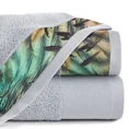 EWA MINGE Komplet ręczników COLLIN w eleganckim opakowaniu, idealne na prezent! - 2 szt. 50 x 90 cm - srebrny 3
