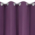 Zasłona RANDALL żakardowa z wzorem plastra miodu - 140 x 250 cm - fioletowy 4