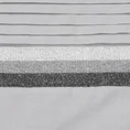 EUROFIRANY PREMIUM Komplet pościeli z bawełny z domieszką mikrowłókna GWEN z plisami i haftem - 220 x 200 cm - jasnoszary 2