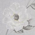 Dekoracja okienna  BESSY z matowej etaminy z kwiatowym motywem - 140 x 250 cm - biały 9