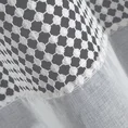 Firana GRACE z pasem ażurowego haftu oraz lekkiej etaminy - 135 x 250 cm - biały 7
