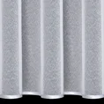 Firana JOKO z gładkiej markizety z trzema upięciami - 400 x 160 cm - biały 2