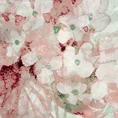 EUROFIRANY CLASSIC Komplet pościeli SONIA 3 z wysokogatunkowej bawełny z graficznym motywem kwiatów hortensji - 220 x 200 cm - miętowy 4