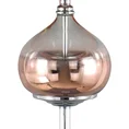 LIMITED COLLECTION Lampa stojąca SALVIA na metalowej podstawie z szklaną kula z efektem ombre z welwetowym abażurem ŚWIEŻOŚĆ SZAŁWII - ∅ 43 x 157 cm - szałwiowy 7