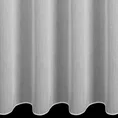 Tkanina firanowa matowy batyst o naturalnym splocie zakończona obciążnikiem - 295 cm - biały 3