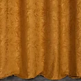 Zasłona OCTAVIA z miękkiego welwetu z wycinanym wzorem liści - 140 x 250 cm - miodowy 3
