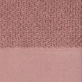 Ręcznik RISO o ryżowej strukturze podkreślony bordiurą frotte - 30 x 50 cm - pudrowy róż 2