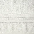 EUROFIRANY PREMIUM Ręcznik DANIEL w kolorze białym, z delikatną bordiurą - 70 x 140 cm - biały 2