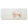Ręcznik BABY z haftowaną aplikacją z liskiem - 50 x 90 cm - biały 3