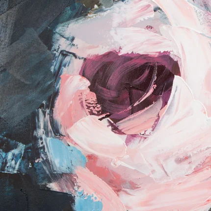 Obraz ROSES 2 ręcznie malowany na płótnie Obraz ROSES 2 ręcznie malowany na płótnie - 80 x 80 cm