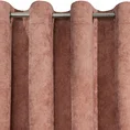 Zasłona z miękkiej szenilowej tkaniny jednokolorowa - 140 x 250 cm - różowy 4