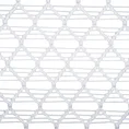 Firana AIDEN o strukturze luźnej geometrycznej siatki - 300 x 270 cm - biały 7