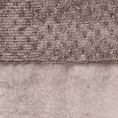 Welwetowa zasłona z listwą przetykaną błyszczącą nicią - 140 x 250 cm - pudrowy 6
