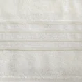 Ręcznik LAVIN z bawełny egipskiej zdobiony pasami - 50 x 90 cm - kremowy 2