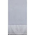 Tkanina firanowa zwiewana i delikatna matowa mikrosiateczka zdobiona haftem ze srebrną nicią - 280 cm - biały 8