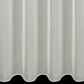 Tkanina firanowa lekki woal w stylu eko o niestandardowej wysokości 340 cm zakończona obciążnikiem - 340 cm - kremowy 3