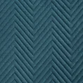 Narzuta LEN z tkaniny o strukturze lnu pikowana w geometryczny wzór - 200 x 220 cm - niebieski 6