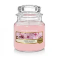 YANKEE CANDLE - Mała świeca zapachowa w słoiku - Cherry Blossom - ∅ 6 x 9 cm - jasnoróżowy 1