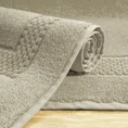 Dywanik łazienkowy CALEB z bawełny frotte, dobrze chłonący wodę - 50 x 70 cm - beżowy 1
