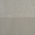 Zasłona z gładkiej matowej tkaniny z ozdobnym srebrnym pasem w górnej części - 140 x 250 cm - stalowy 4