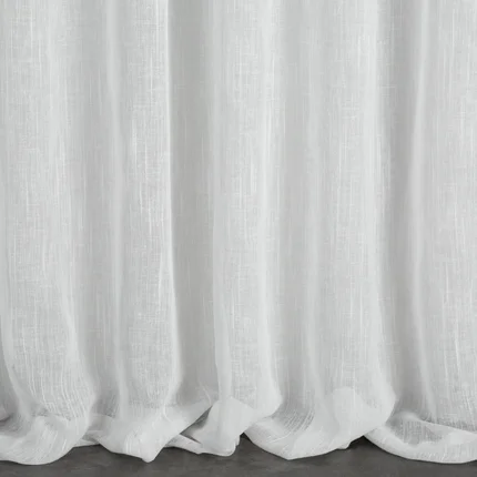 Firana CARLA z matowej etaminy z efektem deszczyku Firana CARLA z matowej etaminy z efektem deszczyku - 300 x 145 cm