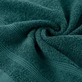 Ręcznik ALINE klasyczny z bordiurą w formie tkanych paseczków - 50 x 90 cm - turkusowy 5