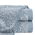 TERRA COLLECTION Ręcznik PALERMO z efektem boucle i melanżu - 50 x 90 cm - niebieski 1