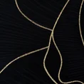 LIMITED COLLECTION Obraz PEONIA 1 ze złotym błyszczącym nadrukiem w złotej ramie PASJA CZERNI - 53 x 73 cm - czarny 7