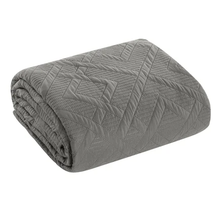 DESIGN 91 Narzuta ALARA 2 z geometrycznym wzorem wykonana techniką hot press DESIGN 91 Narzuta ALARA 2 z geometrycznym wzorem wykonana techniką hot press - 220 x 240 cm