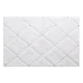 Miękki bawełniany dywanik CHIC zdobiony geometrycznym wzorem z kryształkami - 60 x 90 cm - biały 2