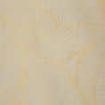 NOVA PRINT METALLIC 29 Komplet pościeli  z wysokogatunkowej satyny bawełnianej  z metalicznym nadrukiem łącząca motywy geometryczne i botaniczne w kartonowym opakowaniu na prezent - 220 x 200 cm - beżowy 5